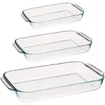 op  Basics Oblong Baking Dish Bundle - 2 Quart, 3 Quart and 4.8-Qt - 3 Piece Val