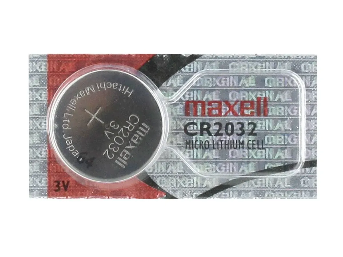 One Maxell CR2032 Micro Lithium Cell