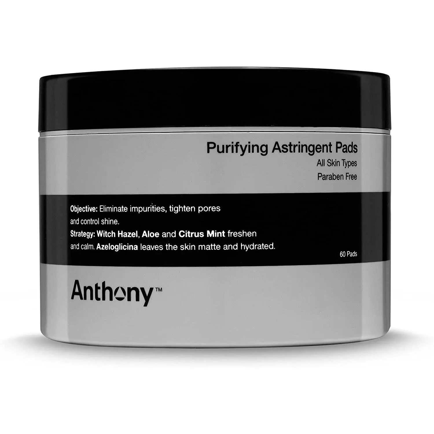 Anthony Logistics For Men Purifying Astringent Pads (For All Skin Types) 60pads