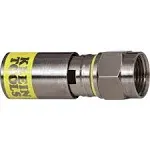 Klein Tools VDV812-612 Universal F Compression Connector - RG6/6Q (50 / Pack)