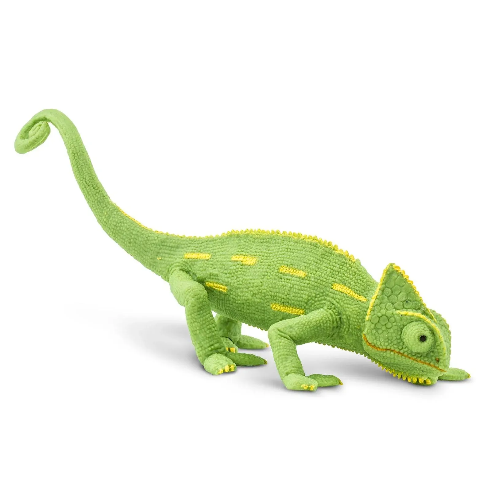 Safari Ltd. Veiled Chameleon Baby Figurine - Detailed 6.75" Plastic Model Figure - Fun Educational Play Toy for Boys, Girls & Kids Ages 18M+