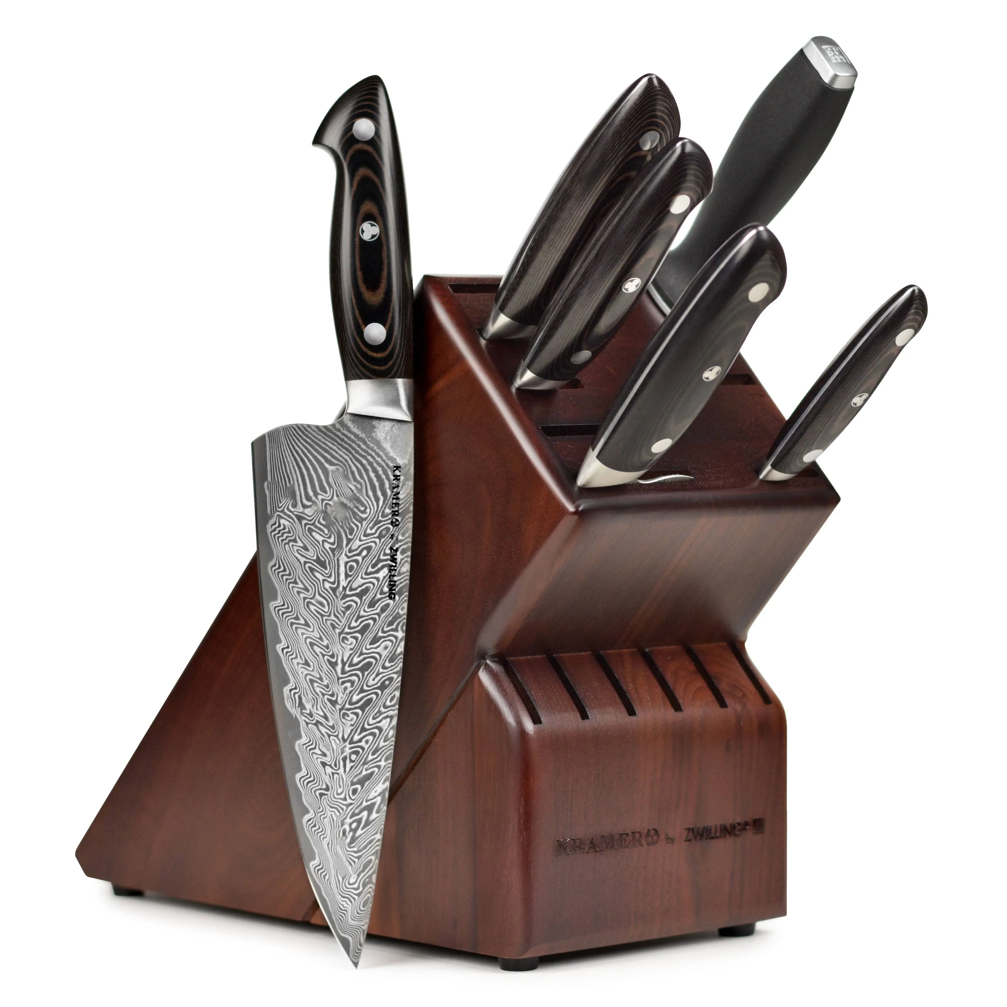 KRAMER by ZWILLING EUROLINE Damascus Collection 7-pc Knife Block Set