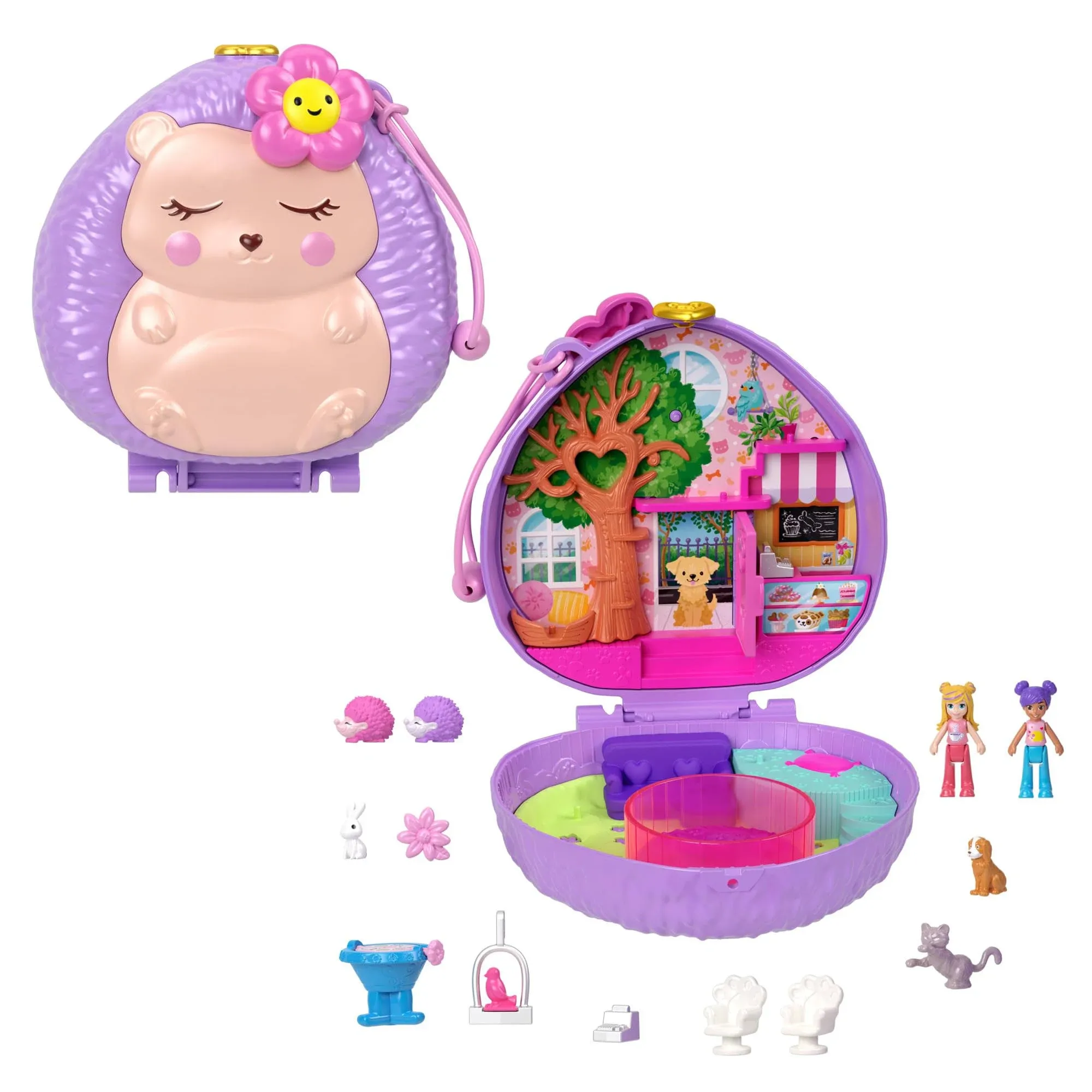 Polly Pocket 35th Hedgehog Anniversary Coffee Shop Compact