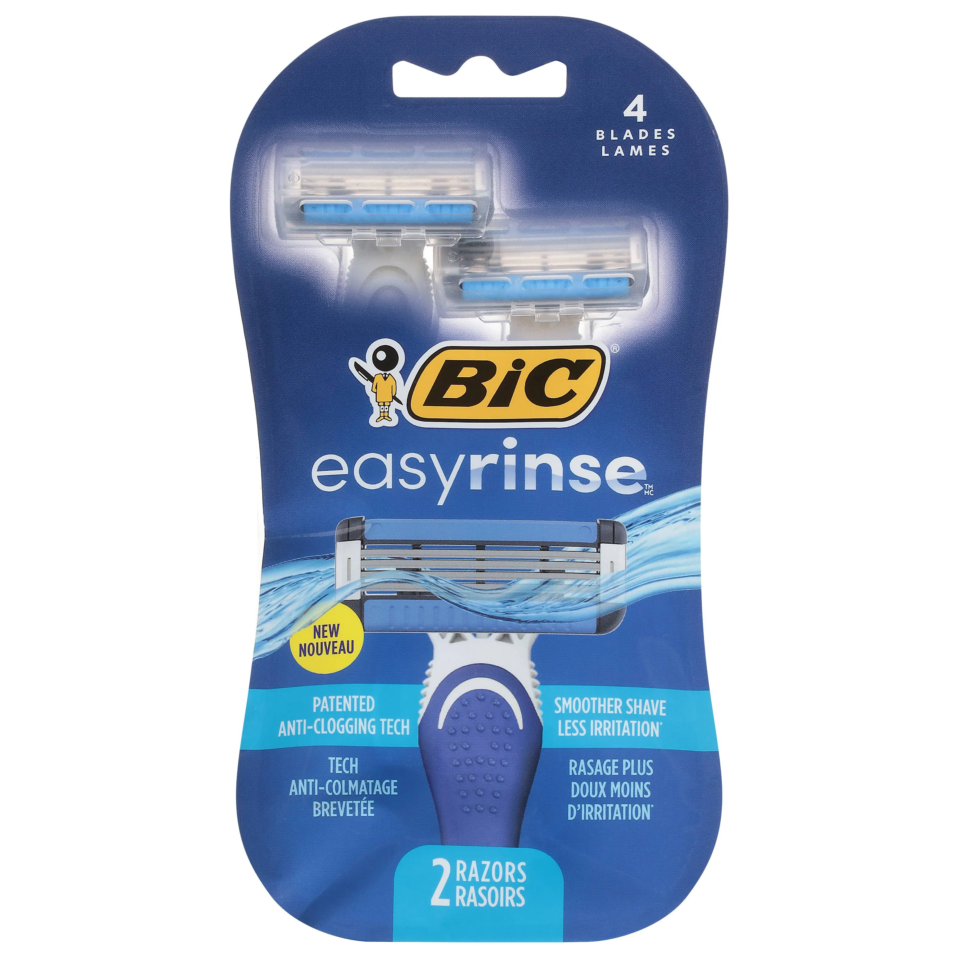 Bic Easy Rinse 4 Blades Razors (2 ct) | Albertsons