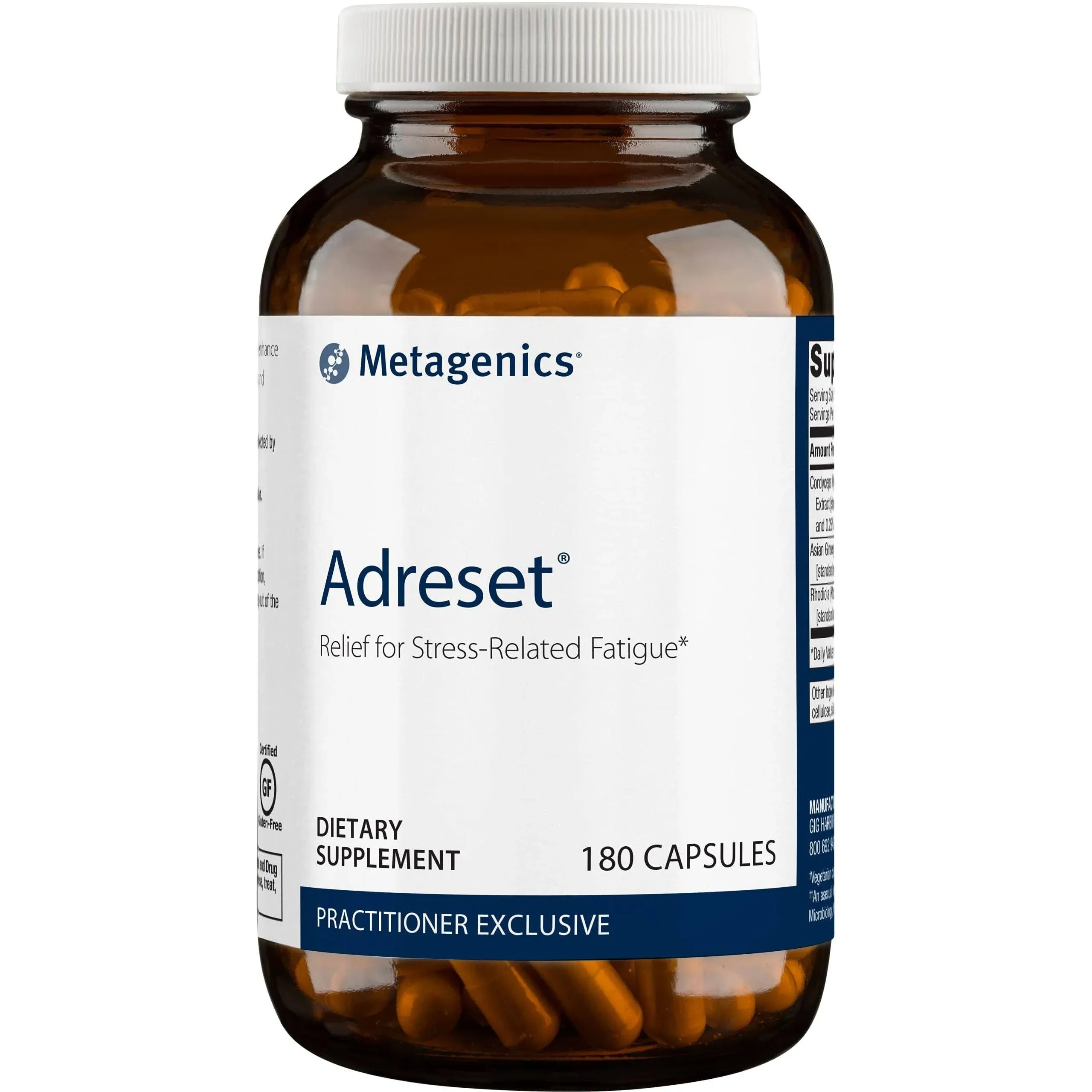 Metagenics: Adreset - 180 Capsules | Nutriessential