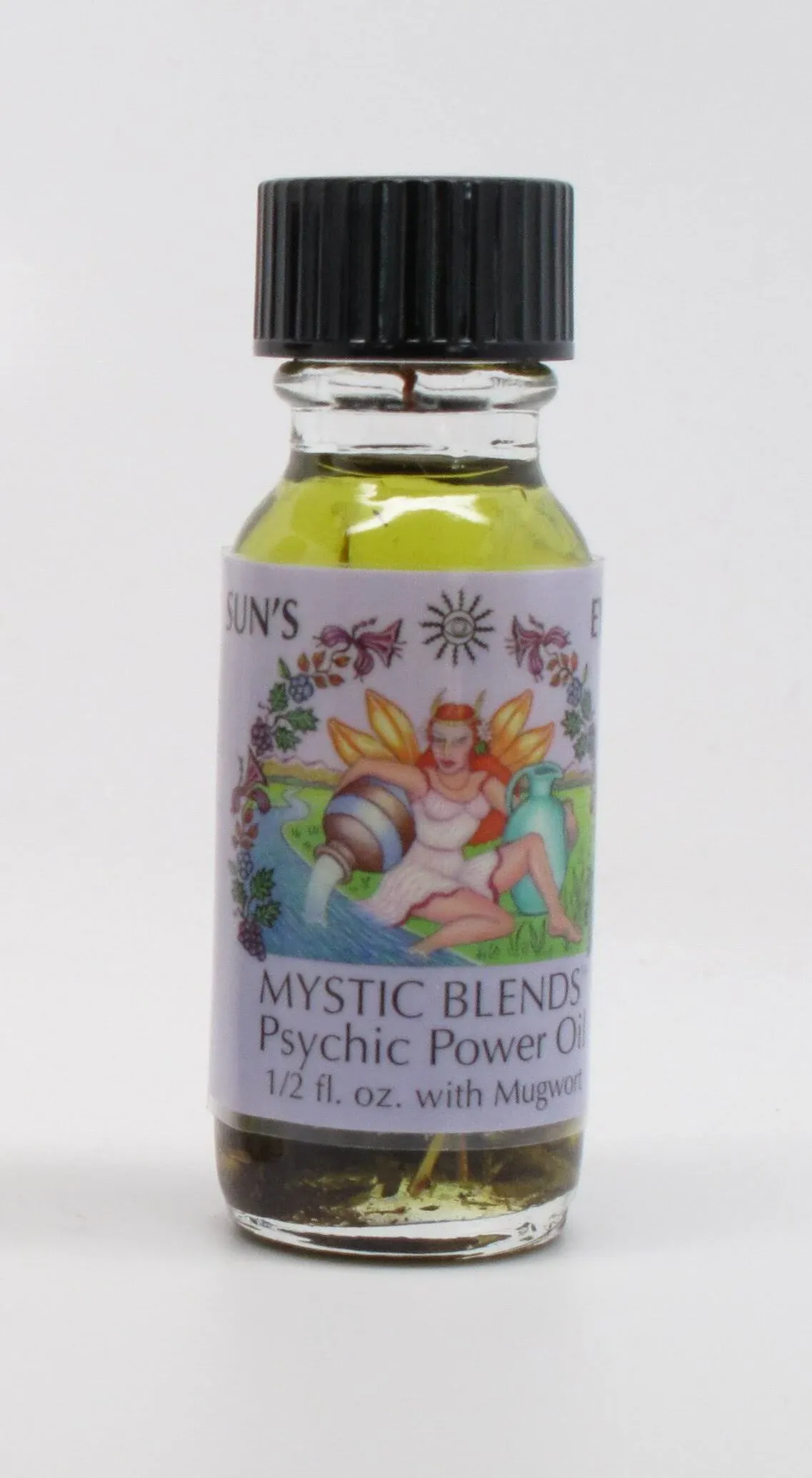 "Psychic Power - Sun's Eye Mystic Blends Oils - 1/2 Ounce Bottle"