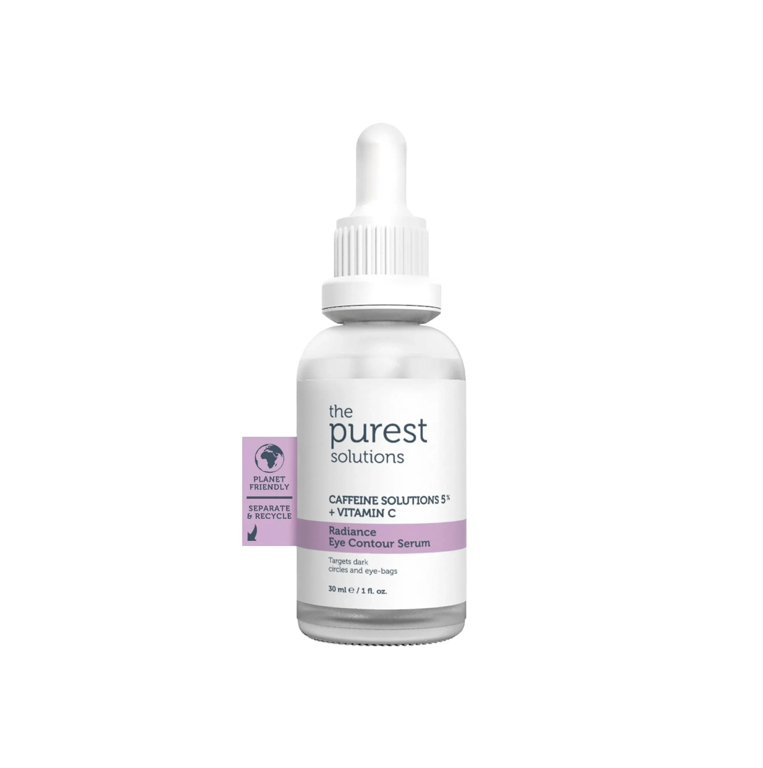 The Purest Solutions 5% Caffeine + Vitamin C Radiance Eye Contour Serum (30 ml)