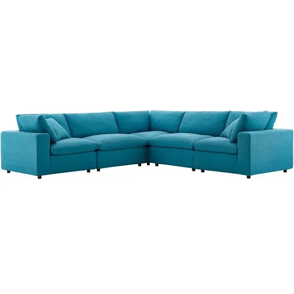 Modway Commix 5 Piece Sectional Sofa