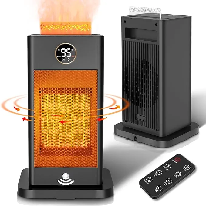 Space Heater Portable,1500W PTC Ceramic Space Heater Large Room,2S Fast Safe Hea