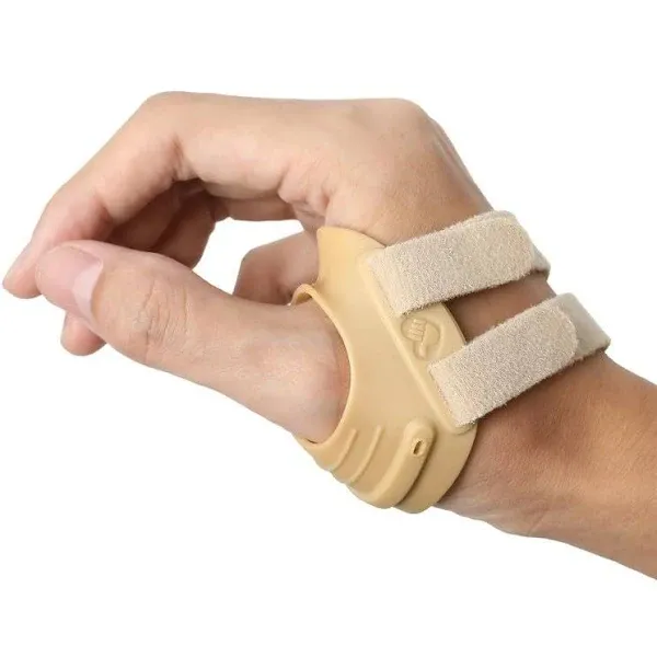 CMC Thumb Brace - Comfortable Thumb Splint for CMC Joint Pain, Osteoarthritis, Tendonitis, Arthritis, CMC Joint Thumb Arthritis Brace for Women & Men (Right Hand, Large)