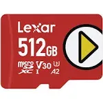 Lexar Play microSDXC UHS-I 512 GB Memory Card