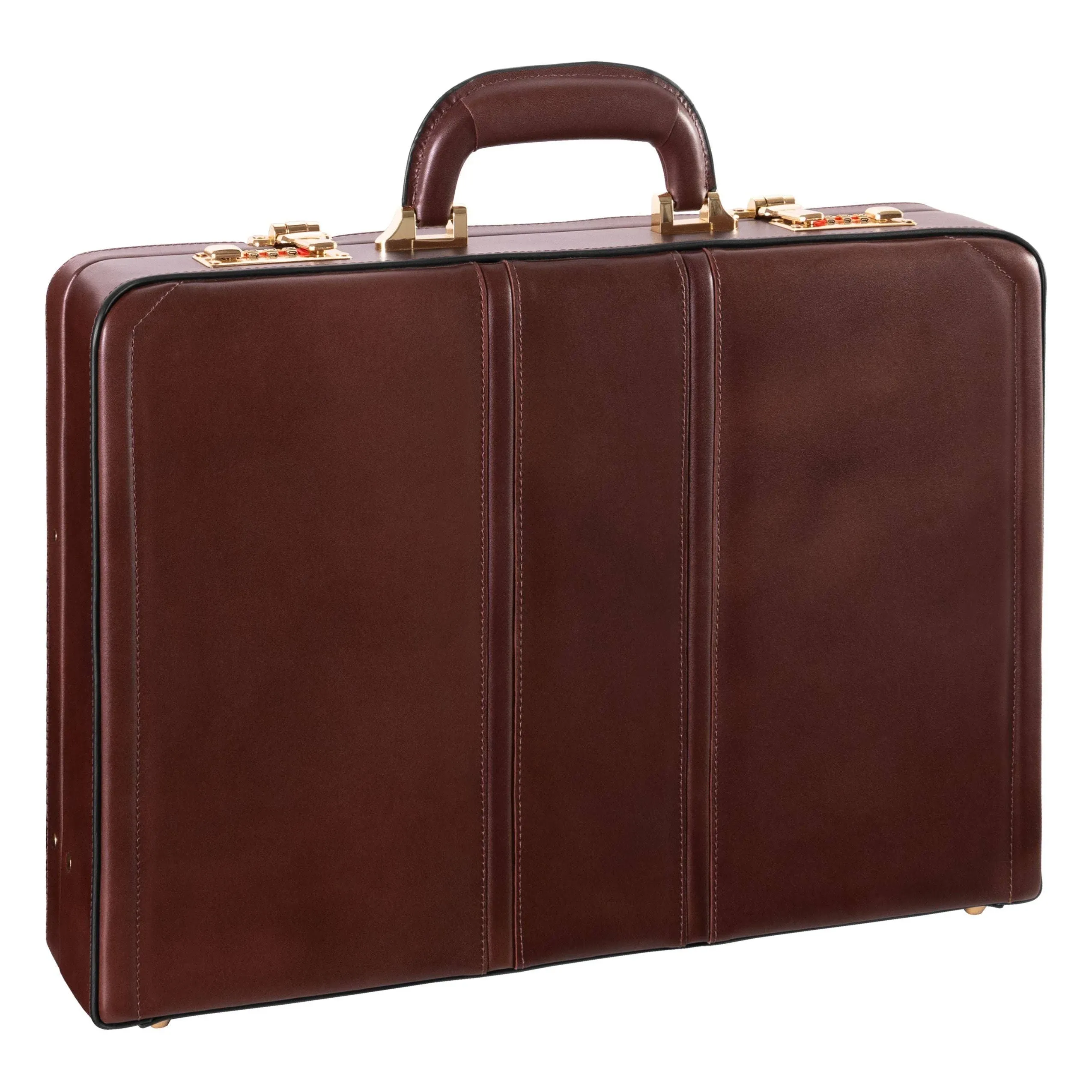 Mc Klein Reagan Leather Attache Case