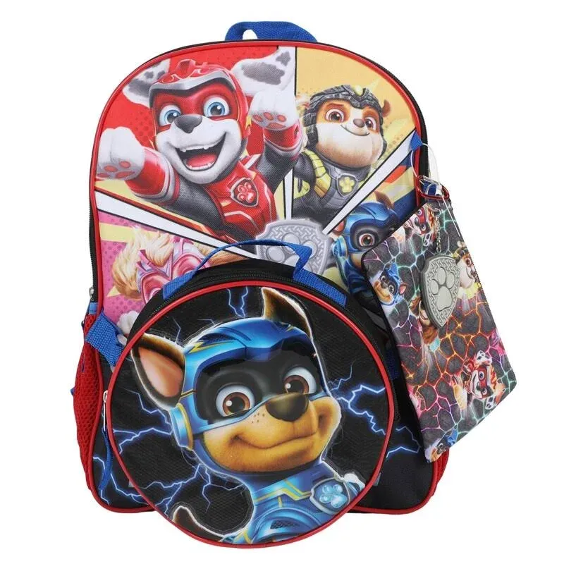 Paw Patrol: A Mighty Movie 5-Piece Toddler Backpack Set