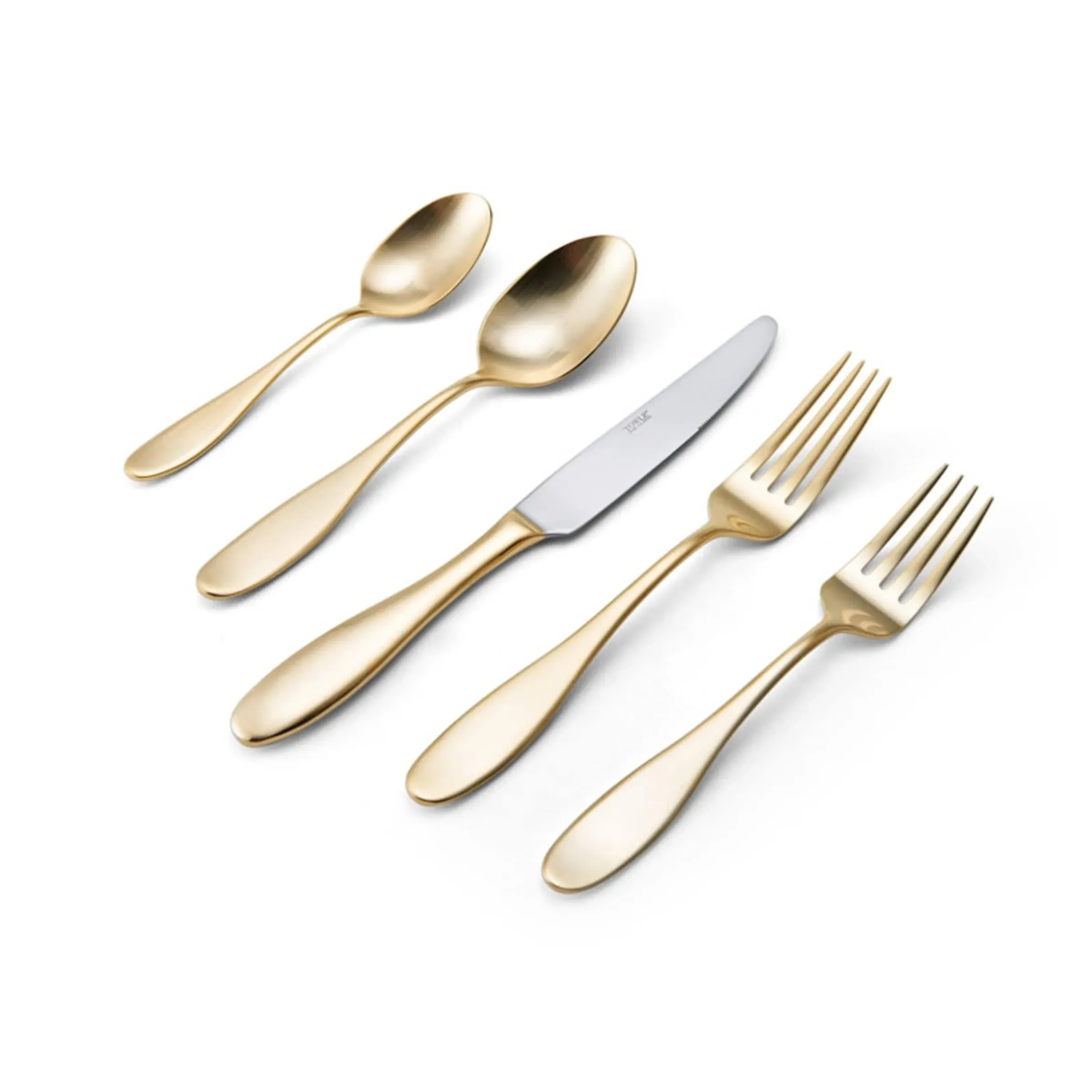 Towle Living 20-Piece Ashwell Gold Flatware Set