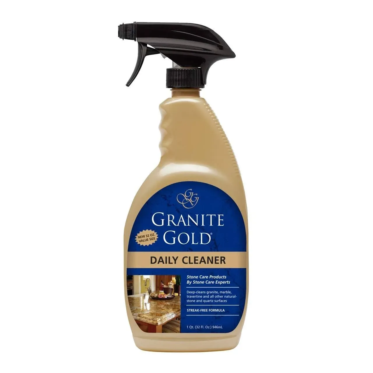 Granite Gold Daily Cleaner For Granite Marble Other Natural Stone Quartz Surfaces 32 Ounces