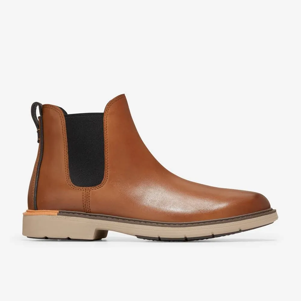 Cole Haan Men's Go-to Chelsea Boot New Caramel/Dune Size 10 NEW