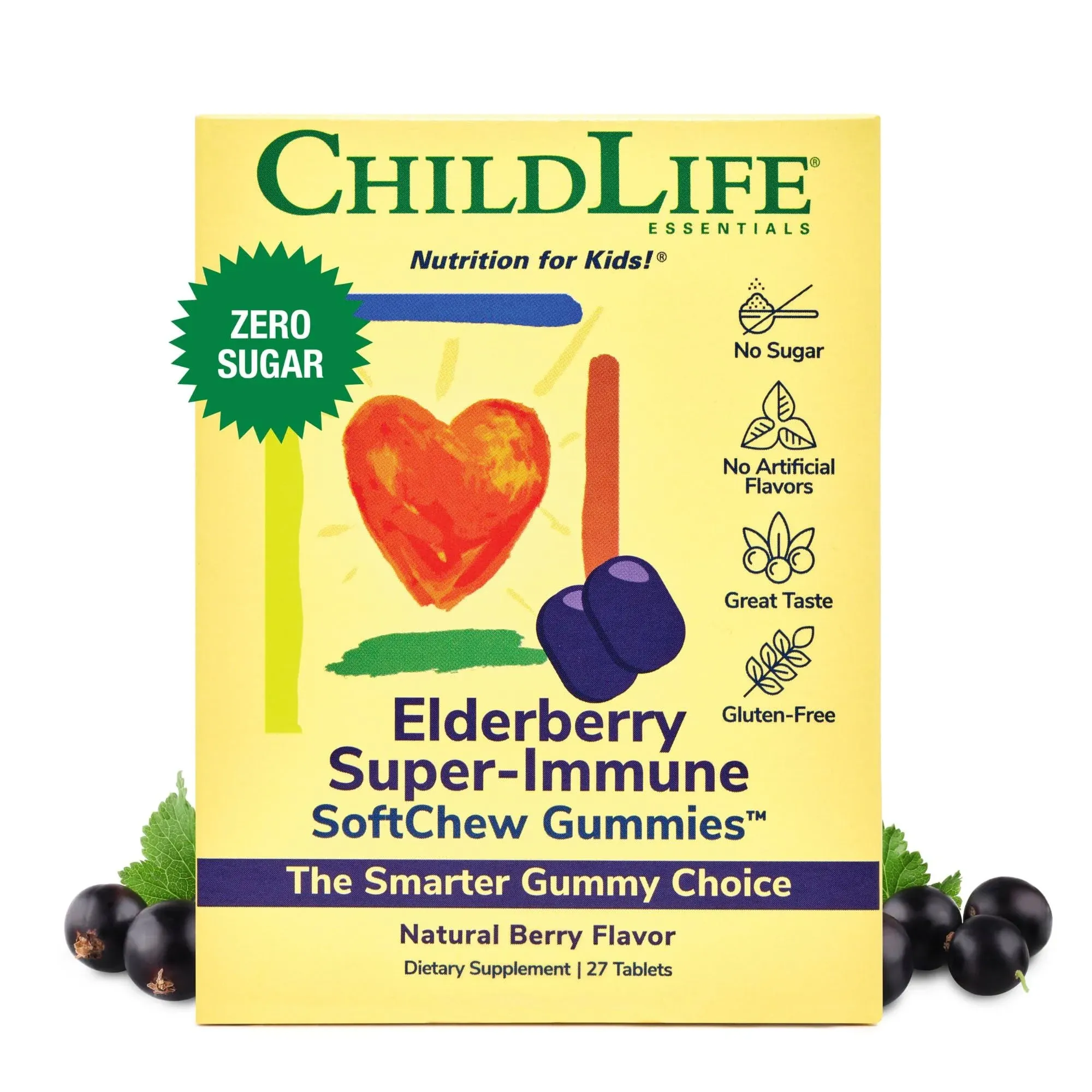 Childlife Essentials - Elderberry Super Immune Gummies, 27 Tab