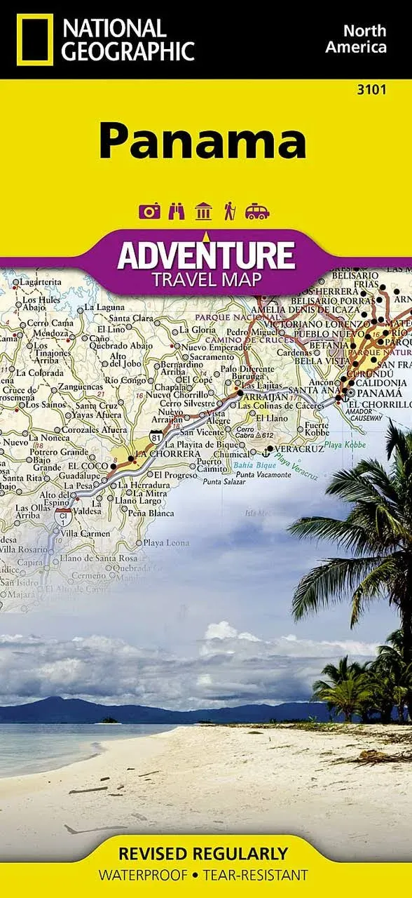 National Geographic Adventure Map Panama