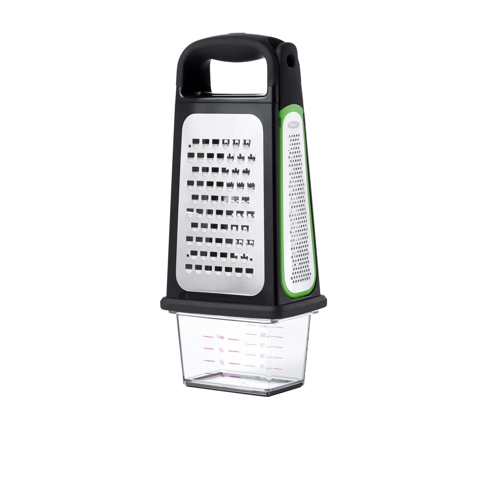 OXO Good Grips Etched Box Grater with Removable Zester