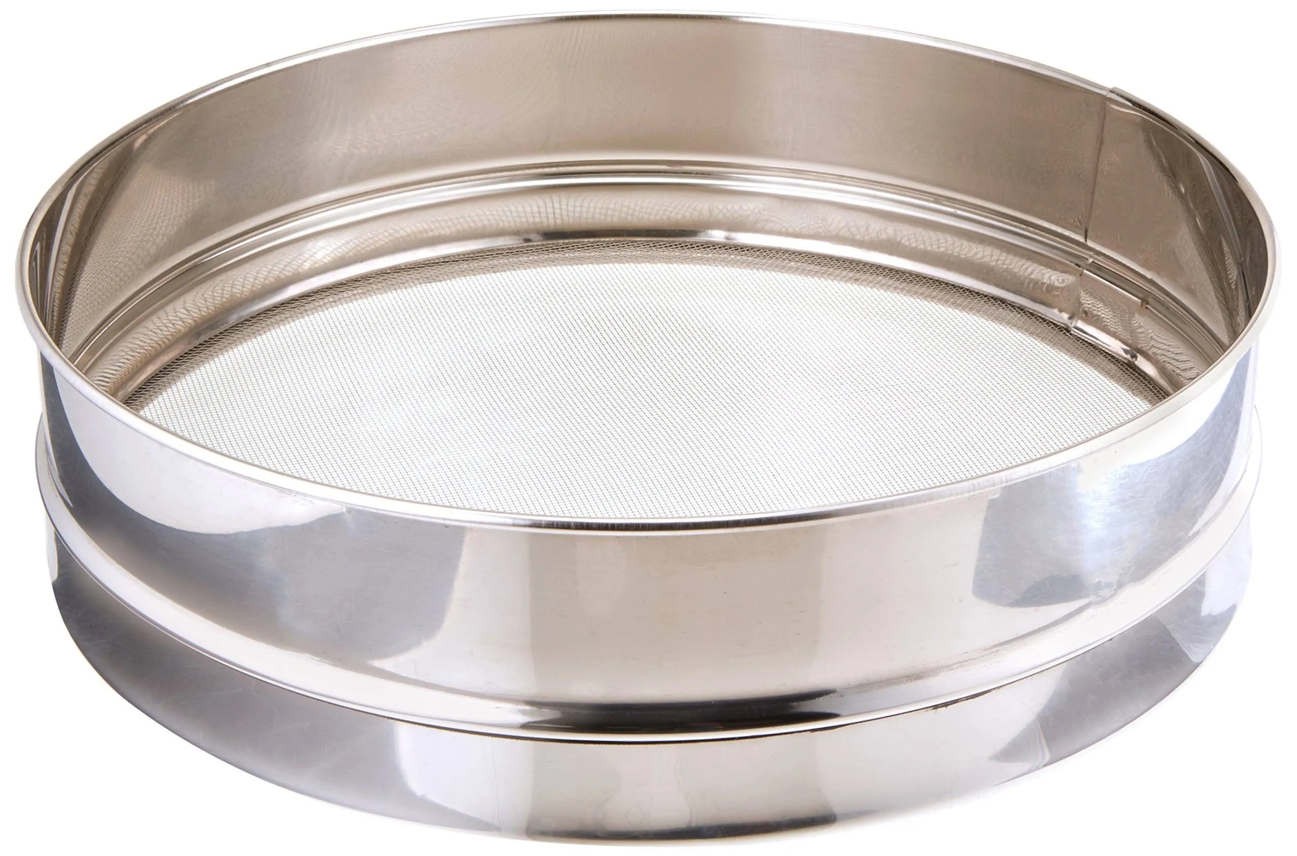 Winco SIV-10 Stainless Steel Mesh Sieve 10in.