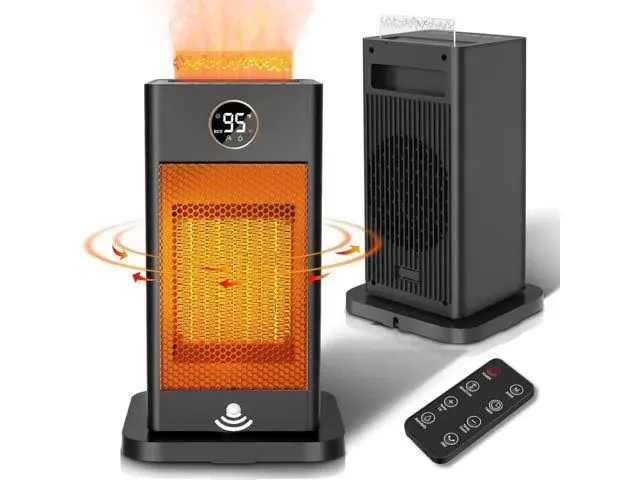 Space Heater Portable,1500W PTC Ceramic Space Heater Large Room,2s Fast Safe ...