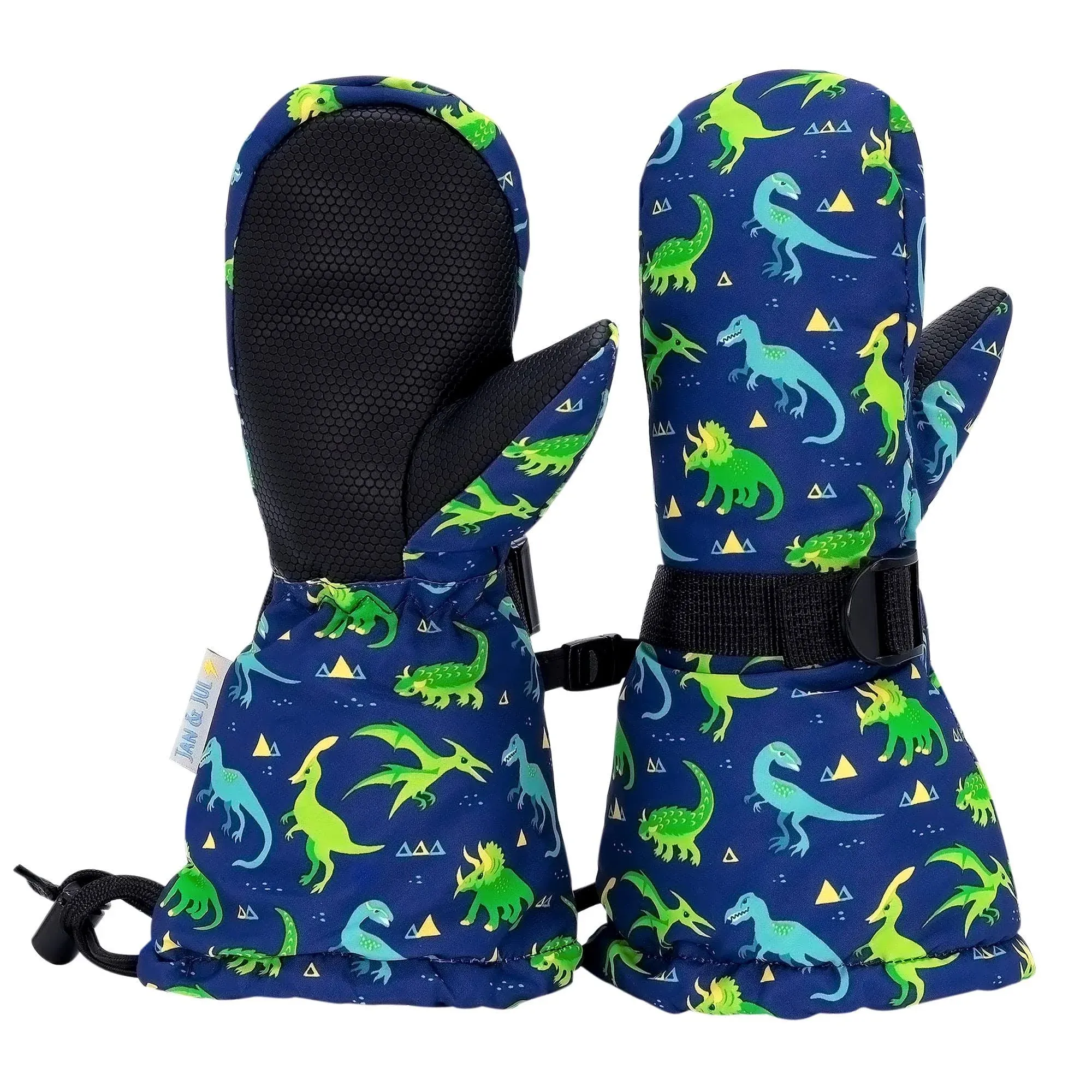 Jan & Jul Snow Mittens for Kids Waterproof Fleece-Lined