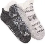 MUK LUKS Women's 2-Pack Short Cabin Socks