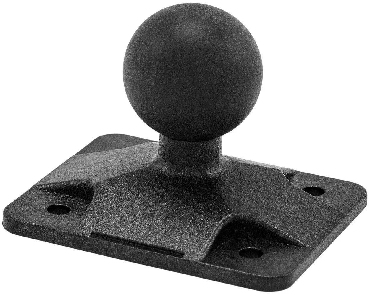 Arkon 4 Hole Amps to 25mm Rubber Ball Adapter for Robust Mount Series - Black ...