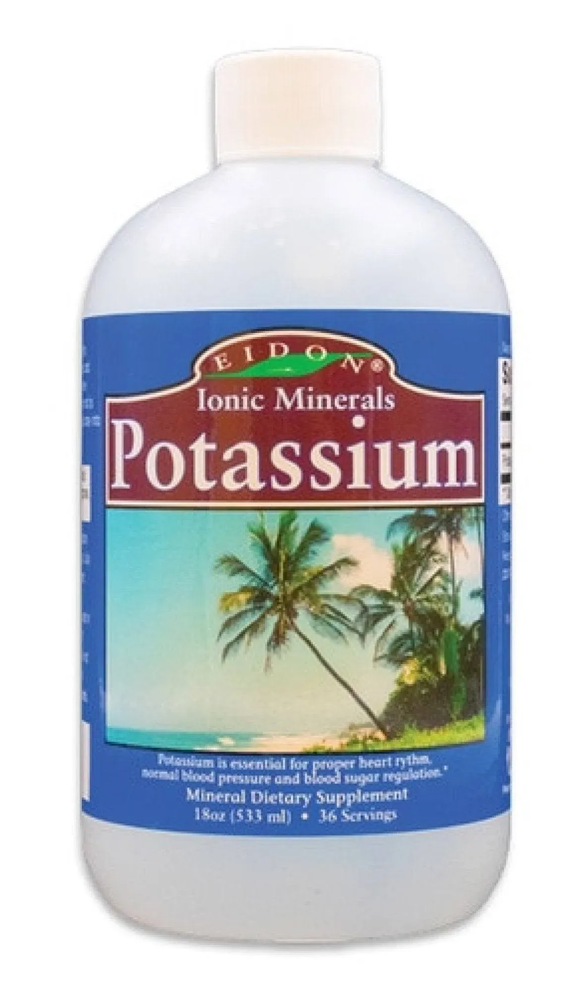 Eidon Ionic Minerals - Potassium Liquid Concentrate - 2 Fl. Oz.