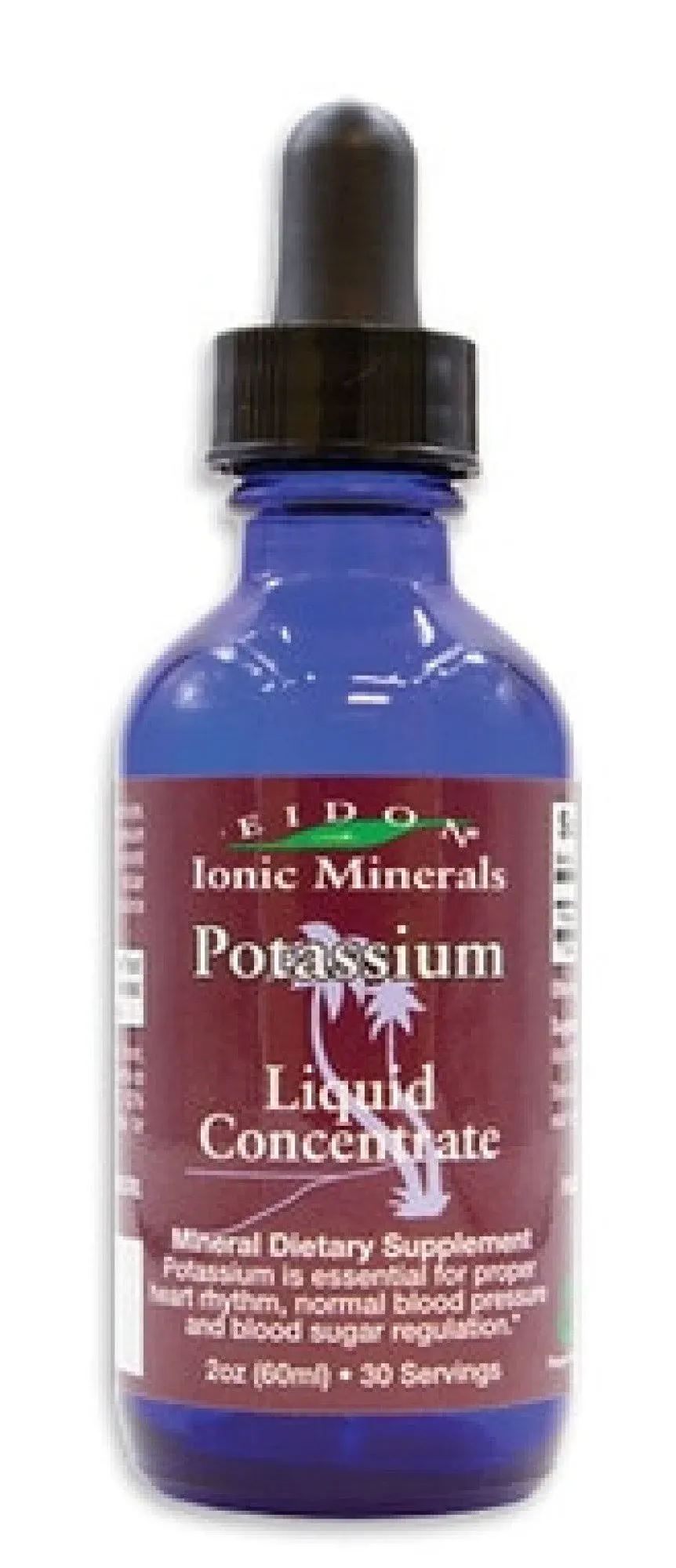 Eidon Liquid Potassium Supplement - Potassium Chloride Drops, Essential Electrol