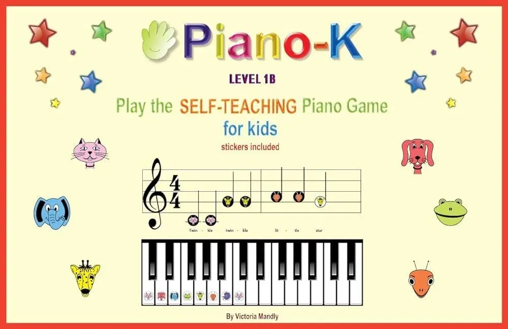 Piano-K Level 1B. Play the Self-Teaching Piano Game for Kids