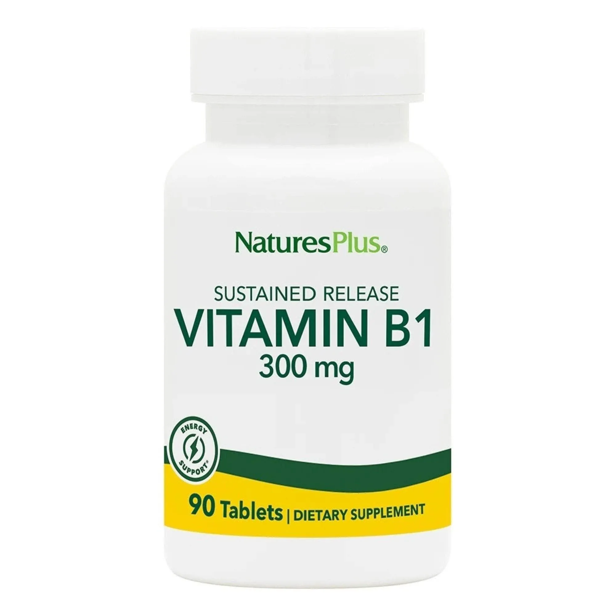 NATURES PLUS Vitamin B1 300 mg - Thiamine Supplement 90 Tablets