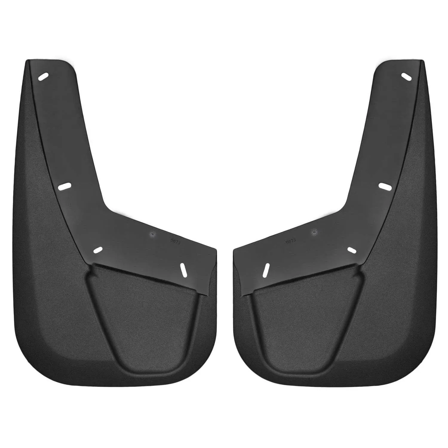 Husky Liners - Front Mud Guards | 2007 - 2014 Cadillac Escalade/Chevrolet Suburban/GMC Tahoe w/o Z71 Package, Front Set - Black, 2 Pc | 56731