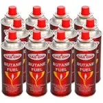 GasOne Butane Fuel Canister for Camping Stoves (4 Pack)