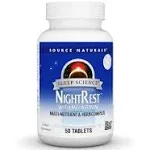 Source Naturals NightRest with Melatonin - 50 Tablets