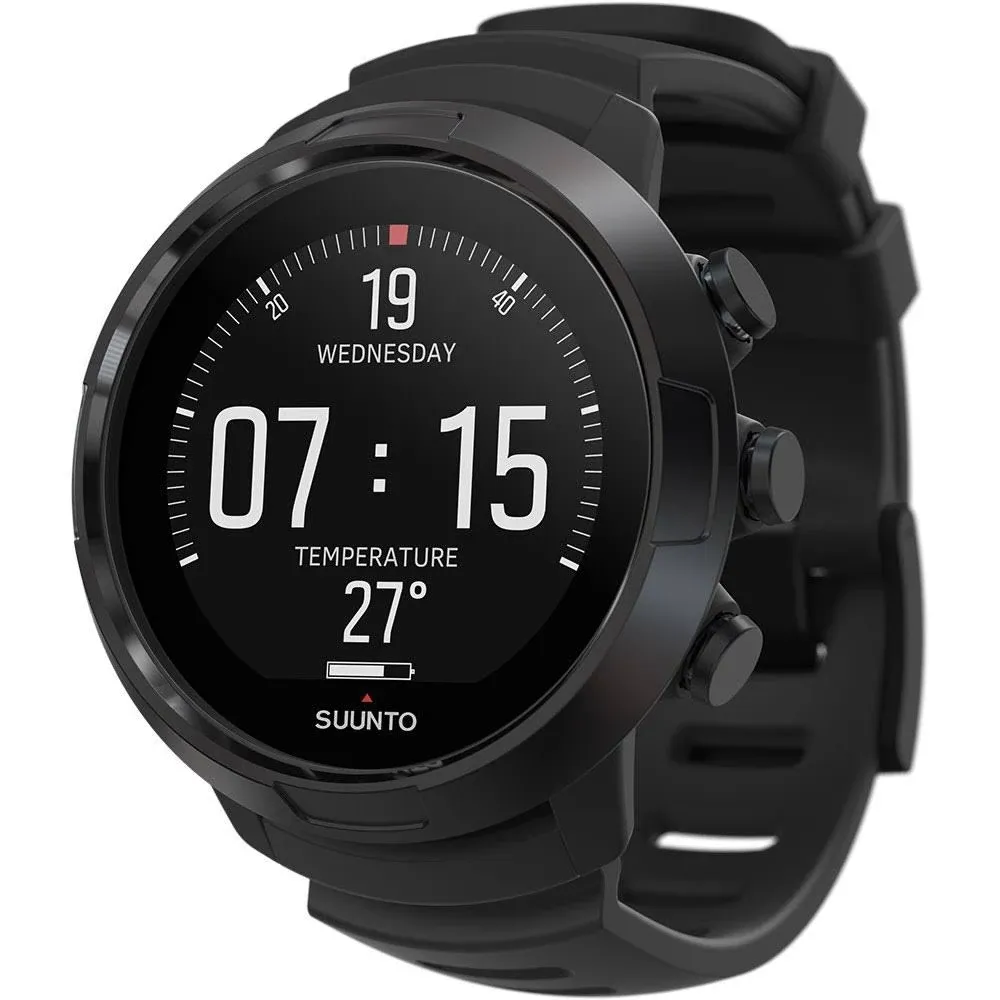 Used Suunto D5 All Black Dive Computer with Color Screen And Exchangea