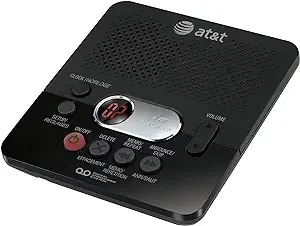 Att Digital Answering System Black 1740