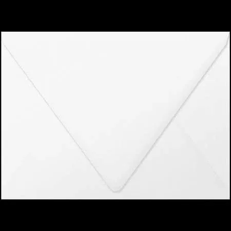 LUXPaper A7 Contour Flap Invitation Envelopes | 5 1/4" x 7 1/4" | Bright White | 70lb. Text | 50 Qty