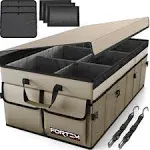 FORTEM Car Trunk Organizer Car Storage Organizer Collapsible Multi C