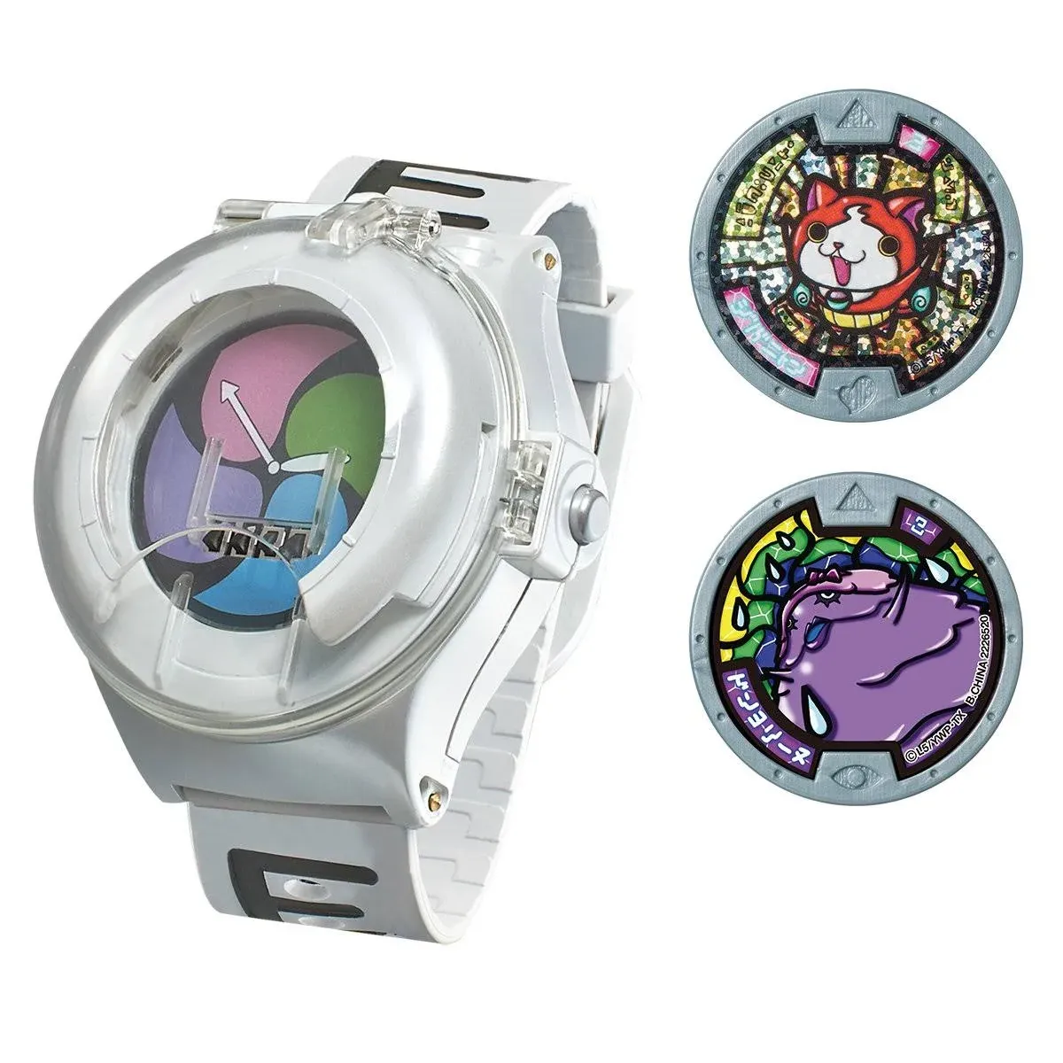 Bandai DX Yo-kai watch Includes 1 Jibajan medal and 1 Don Yorine medal NEW