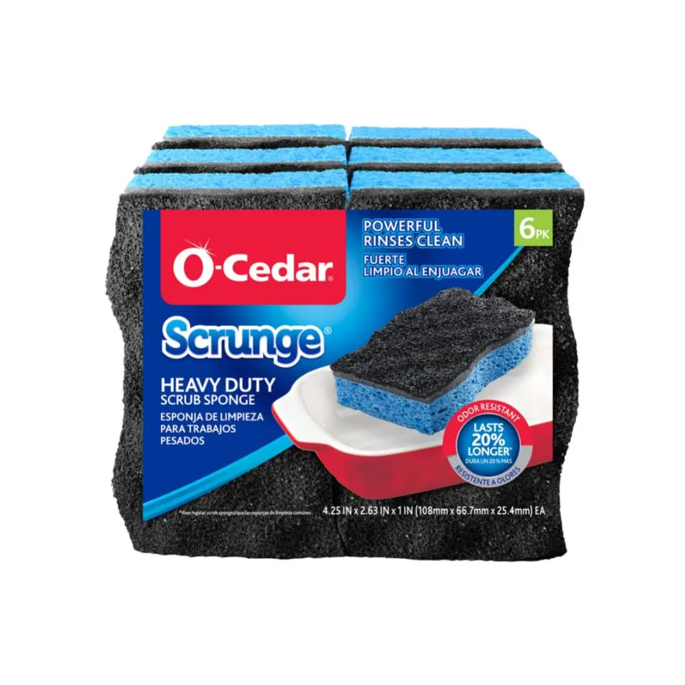 O-Cedar Heavy Duty Scrunge Scrub Sponge