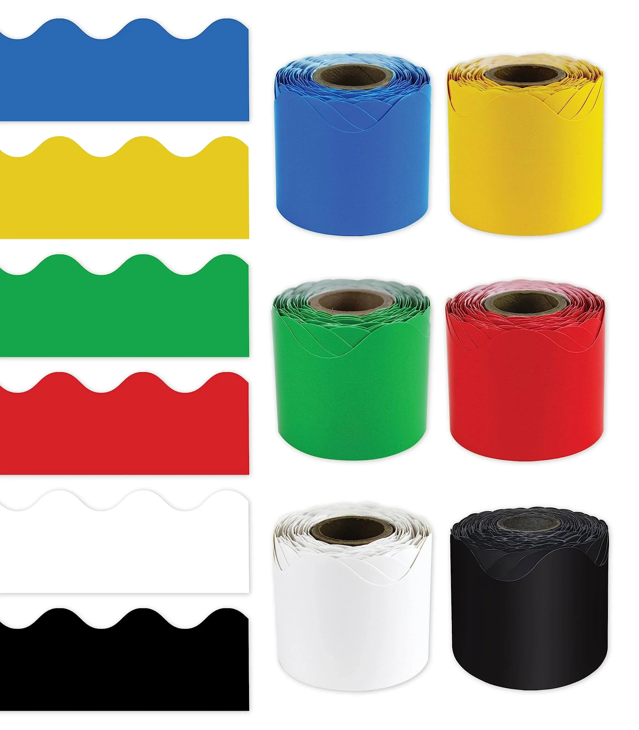 Rolled Border Primary Color Set - Carson Dellosa