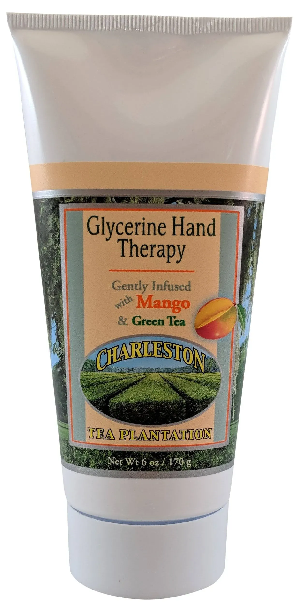 Charleston Tea Plantation American Classic Glycerin Hand Therapy, Mango, 6 Ounce