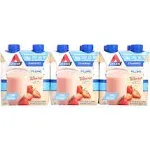 Atkins Protein-Rich Shake, Strawberry - 4 pack, 11 fl oz shakes