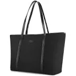 Black Work Tote Bag for Women - Extra Big Roomy &amp; Fits 17+ Inch Laptops