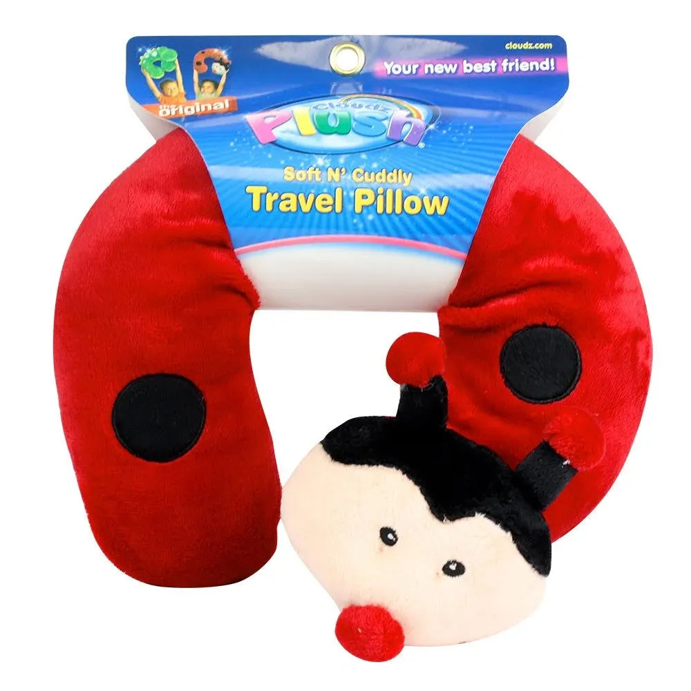 Cloudz Plush Animal Pillows - Ladybug