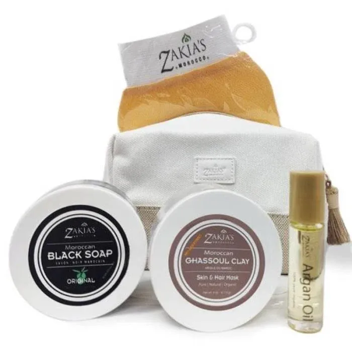 Zakia S Morocco Travel Hammam Spa Gift Set