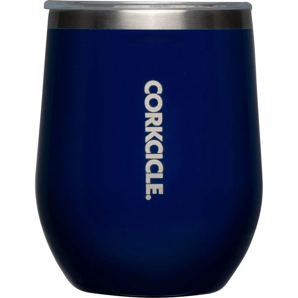 Corkcicle Stemless 12 oz Gloss Midnight Navy