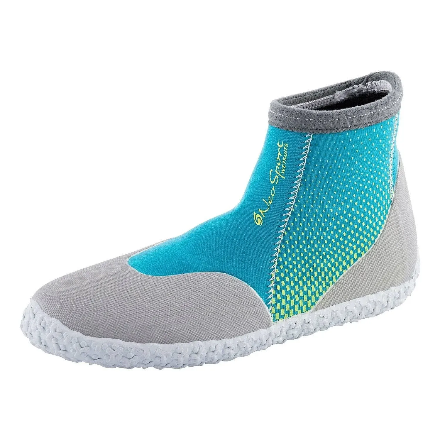 3mm Neosport Women's Low Top Boots - Bright Blue - 4