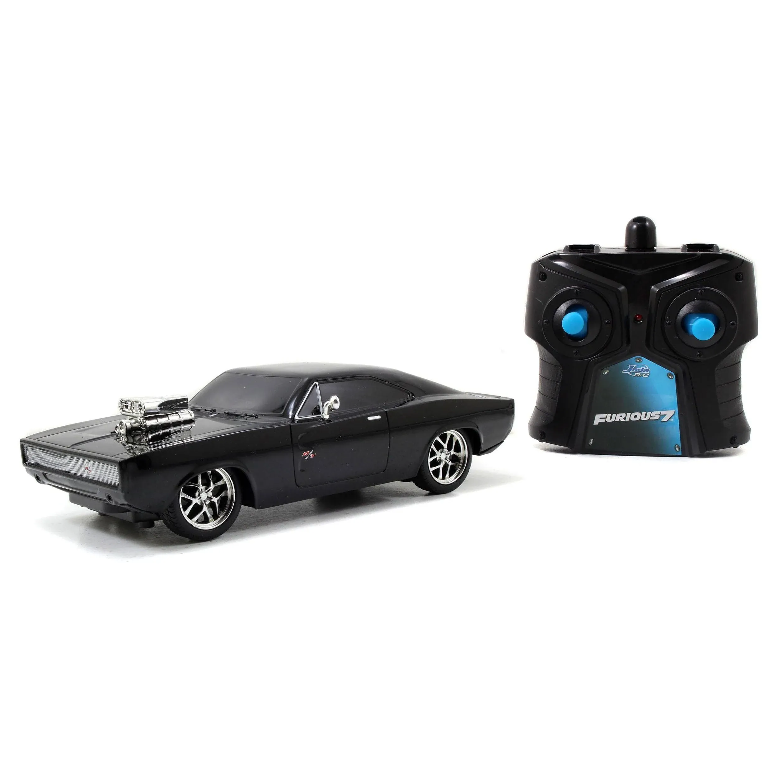 Jada Toys Fast and Furious 7.5" Remote Control 1970 Dodge Charger